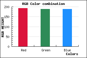 rgb background color #C1BDBD mixer