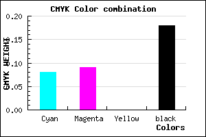 #C1BFD1 color CMYK mixer