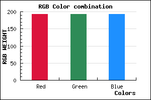 rgb background color #C1C0C0 mixer