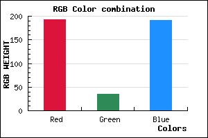 rgb background color #C123BF mixer