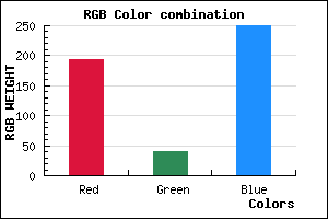 rgb background color #C129FA mixer