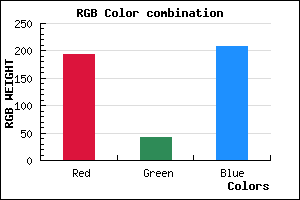 rgb background color #C12AD0 mixer