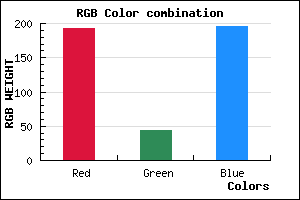 rgb background color #C12CC3 mixer