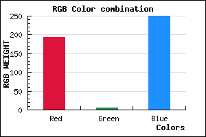 rgb background color #C105FA mixer