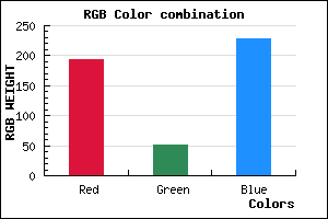 rgb background color #C133E5 mixer