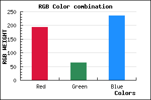 rgb background color #C140EC mixer