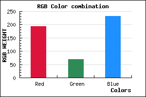 rgb background color #C145E7 mixer