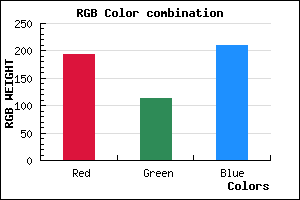 rgb background color #C271D1 mixer
