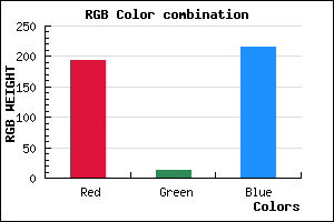 rgb background color #C20CD8 mixer