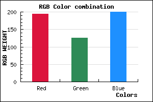 rgb background color #C27EC8 mixer