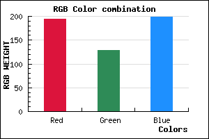 rgb background color #C281C7 mixer