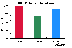 rgb background color #C288B2 mixer