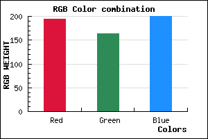 rgb background color #C2A4C8 mixer