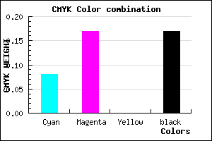 #C2B0D4 color CMYK mixer