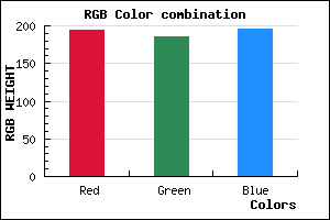 rgb background color #C2BAC4 mixer