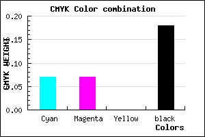 #C2C2D0 color CMYK mixer