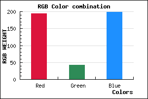 rgb background color #C22BC6 mixer