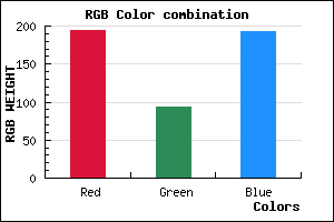 rgb background color #C25DC0 mixer