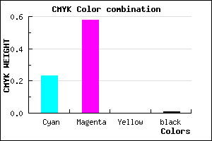#C369FD color CMYK mixer