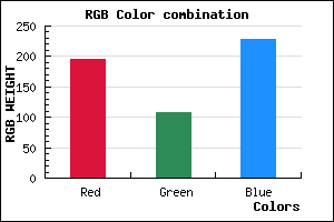 rgb background color #C36CE4 mixer