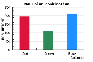 rgb background color #C36FD3 mixer