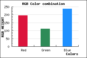 rgb background color #C36FED mixer