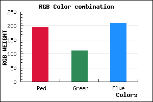 rgb background color #C370D2 mixer