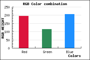 rgb background color #C373CF mixer