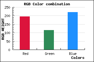 rgb background color #C373DD mixer