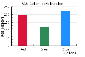 rgb background color #C377DF mixer