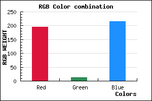 rgb background color #C30CD8 mixer