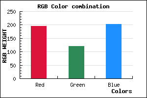 rgb background color #C378CA mixer