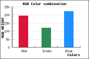 rgb background color #C378DE mixer