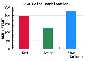 rgb background color #C37CE4 mixer