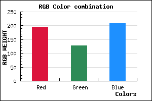 rgb background color #C380D0 mixer
