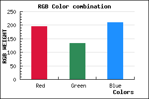 rgb background color #C385D1 mixer