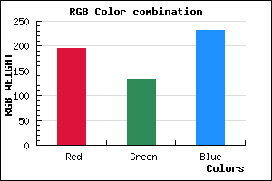 rgb background color #C385E7 mixer