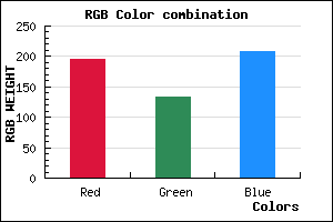 rgb background color #C386D0 mixer