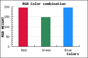 rgb background color #C393C3 mixer