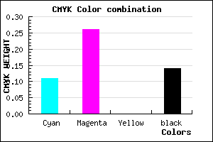 #C3A2DC color CMYK mixer