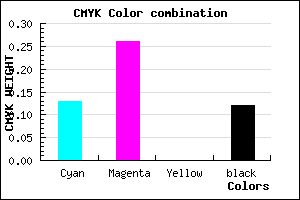 #C3A6E0 color CMYK mixer