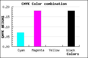 #C3ACD2 color CMYK mixer