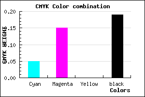 #C3B0CE color CMYK mixer