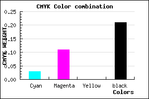 #C3B4CA color CMYK mixer