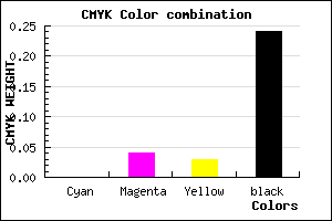 #C3BBBD color CMYK mixer