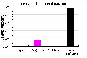#C3BBC3 color CMYK mixer