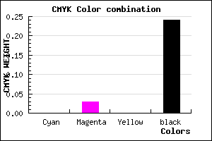 #C3BDC3 color CMYK mixer