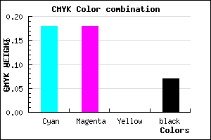 #C3C2EE color CMYK mixer