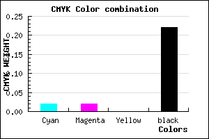 #C3C3C7 color CMYK mixer