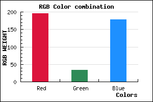 rgb background color #C321B2 mixer